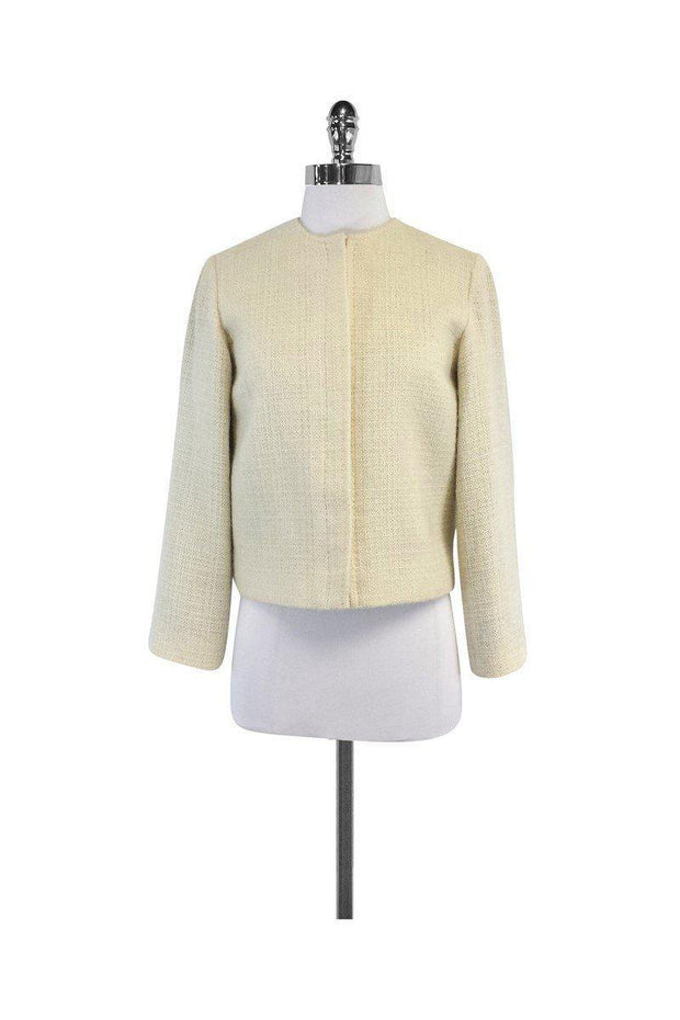 Current Boutique-Dolce & Gabbana - Cream Tweed Jacket Sz 2