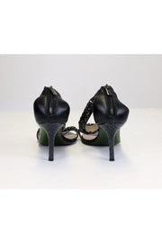 Current Boutique-Donald J Pliner - Gun Metal Pumps w/ Bronze Chain Detail Sz 6