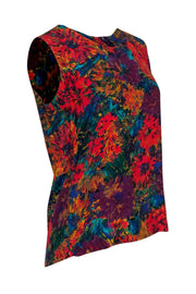 Current Boutique-Doncaster - Multicolored Floral Print Tank Sz 10