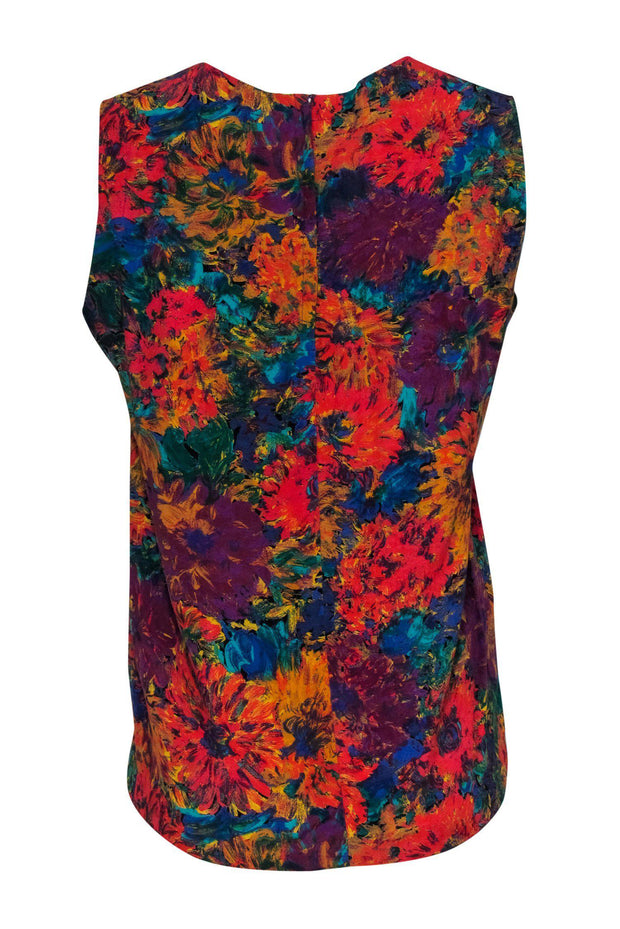 Current Boutique-Doncaster - Multicolored Floral Print Tank Sz 10