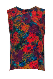 Current Boutique-Doncaster - Multicolored Floral Print Tank Sz 10