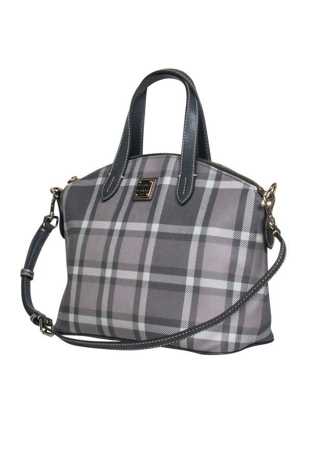 Current Boutique-Dooney & Bourke - Grey Plaid Satchel