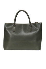 Current Boutique-Dooney & Bourke - Olive Green Leather Multicompartment Tote