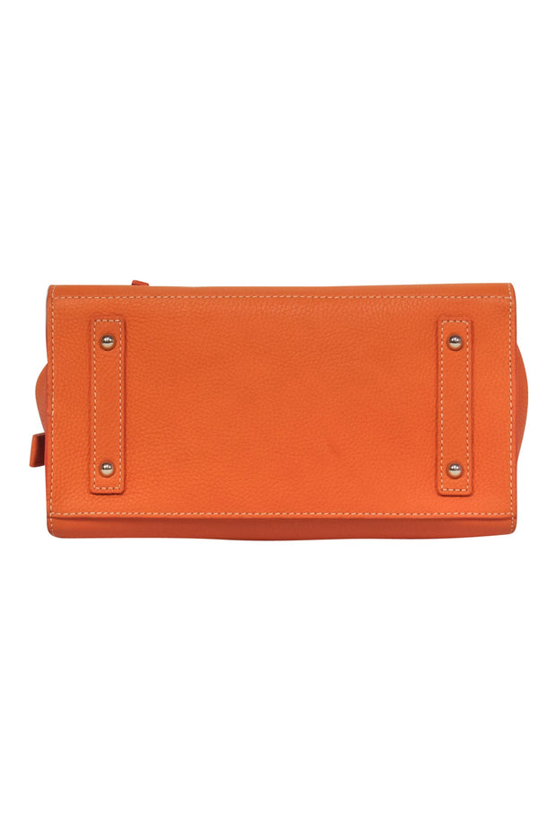 Current Boutique-Dooney & Bourke - Orange Pebbled Convertible Carryall Bag