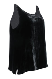 Current Boutique-Eileen Fisher - Black Velvet Tank Sz L