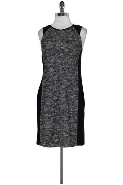 Current Boutique-Eileen Fisher - Black & White Tweed Dress Sz S