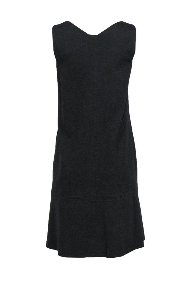 Current Boutique-Eileen Fisher - Gray Knit Shift Dress Sz XS