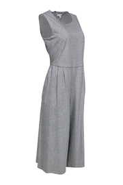 Current Boutique-Eileen Fisher - Heather Gray Jersey Jumpsuit Sz L