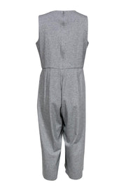 Current Boutique-Eileen Fisher - Heather Gray Jersey Jumpsuit Sz L