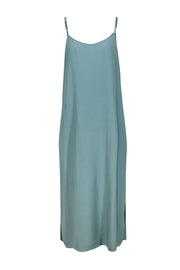 Current Boutique-Eileen Fisher - Seafoam Green Sleeveless Maxi Slip Dress Sz L