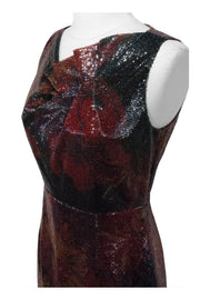 Current Boutique-Elie Tahari - Red Tone Sequin Dress Sz 4