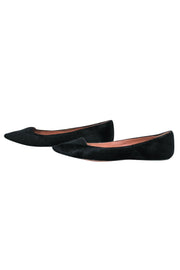 Current Boutique-Elizabeth & James - Black Ponyhair Pointed Toe "Jolt" Flats Sz 7