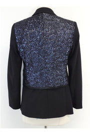 Current Boutique-Elizabeth & James - Black Sequin Blazer Sz 4