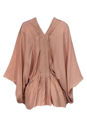 Current Boutique-Elizabeth & James - Blush Wide Sleeve Silk Kimono Sz XS/S