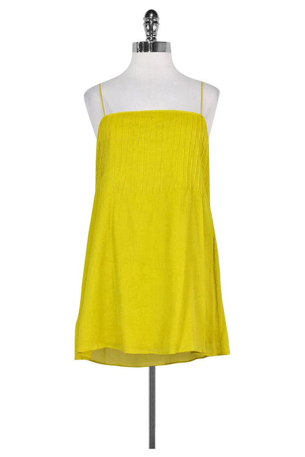 Current Boutique-Elizabeth & James - Bright Yellow Textured Tank Top Sz XS