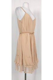 Current Boutique-Elizabeth & James - Champagne Chiffon Shift Dress Sz 6