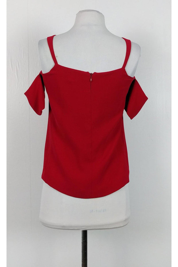 Current Boutique-Elizabeth & James - Cut Out Red Top Sz 0