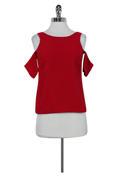 Current Boutique-Elizabeth & James - Cut Out Red Top Sz 0