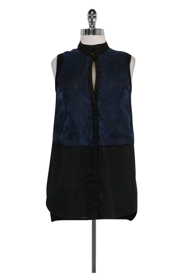 Current Boutique-Elizabeth & James - Navy & Black Top Sz XS