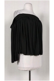 Current Boutique-Elizabeth & James - Off-the-Shoulder Black Blouse Sz XS