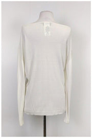 Current Boutique-Emporio Armani - Cream Long Sleeve Sweater Sz 8