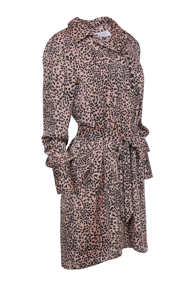 Current Boutique-Equipment - Blush & Black Animal Print "Temera" Dress Sz M