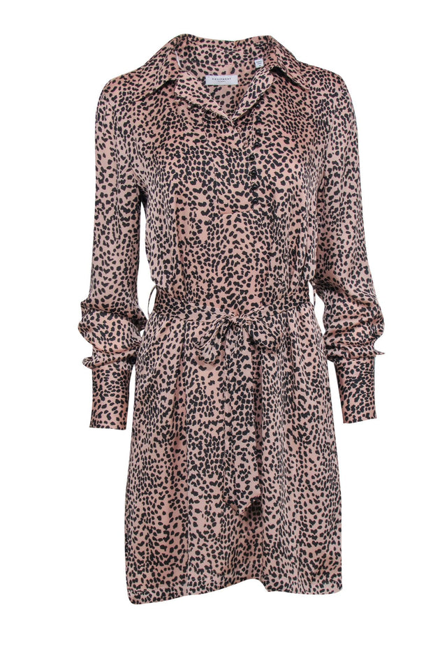 Current Boutique-Equipment - Blush & Black Animal Print "Temera" Dress Sz M