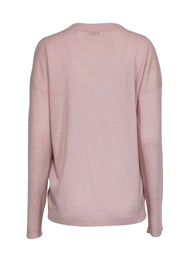 Current Boutique-Equipment - Blush Cashmere Crewneck Relaxed Sweater Sz M