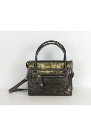 Current Boutique-Eric Javits - Metallic Brown Mini Bag