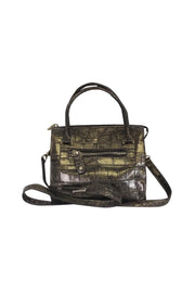 Current Boutique-Eric Javits - Metallic Brown Mini Bag