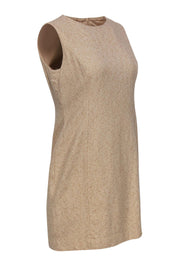 Current Boutique-Escada - Beige Sleeveless Wool Blend Sheath Dress Sz 10