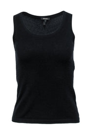 Current Boutique-Escada - Black Cashmere Sweater Tank Sz 4