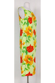 Current Boutique-Escada - Bright Floral Sheath Sz 12