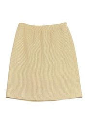 Current Boutique-Escada - Gold Pencil Skirt Sz 6