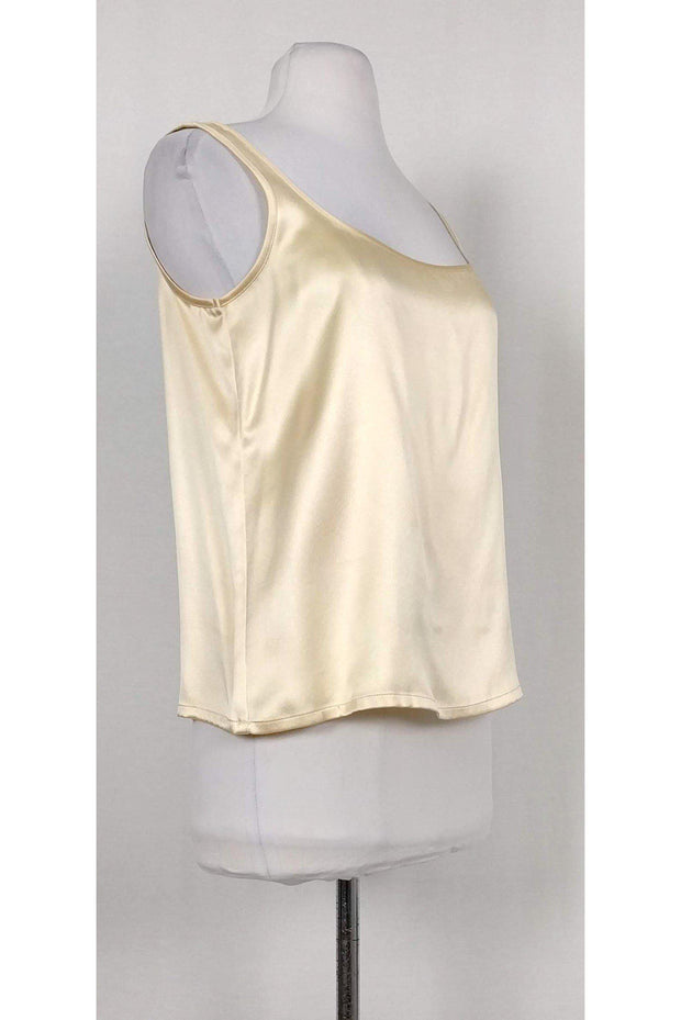 Current Boutique-Escada - Gold Silk Tank Sz 8