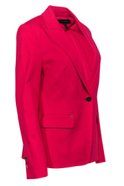 Current Boutique-Escada - Hot Pink Single Button Blazer Sz 10