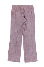 Current Boutique-Escada - Pastel Purple Marbled Tweed Trousers Sz 8