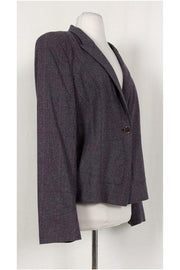 Current Boutique-Escada Sport - Purple Wool Blend Blazer Sz 16