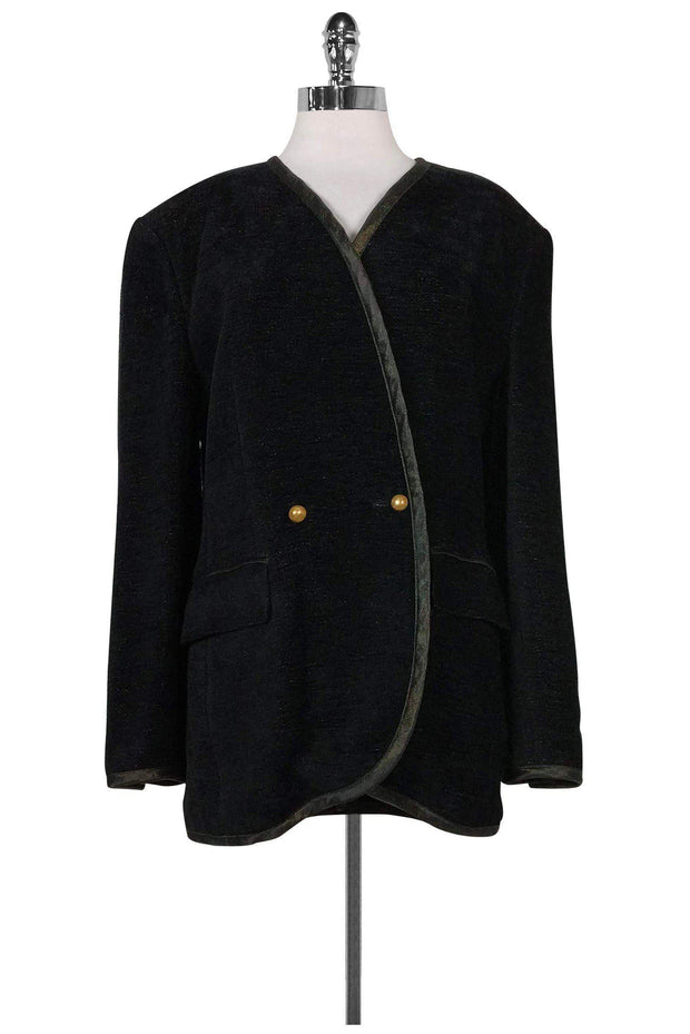 Current Boutique-Escada - Textured Velvet Blazer Sz 6