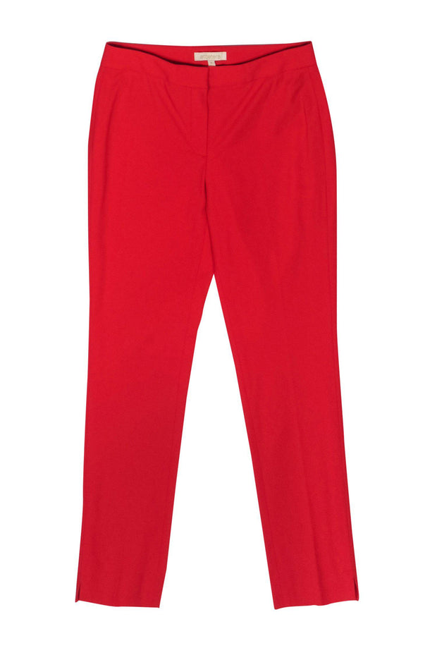 Current Boutique-Etcetera - Bright Red Straight-Leg "Audrey" Pants Sz 6