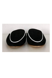 Current Boutique-Etienne Aigner - Black Suede Slide Sandals Sz 6