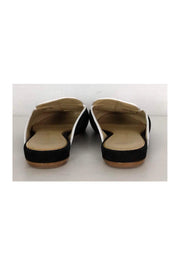 Current Boutique-Etienne Aigner - Black Suede Slide Sandals Sz 6