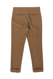 Current Boutique-Etro - Brown Tapered Leg Wool ‘Lana’ Trousers Sz 4