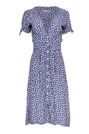 Current Boutique-Faithfull the Brand - Light Purple Daisy Print Button-Up Midi Dress Sz 4