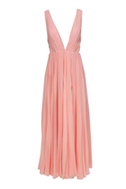 Current Boutique-Fame and Partners - Light Pink Sleeveless Pleated Gown Sz 0