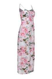 Current Boutique-Favorite Daughter - White & Pink Rose Print Maxi Dress Sz 4