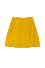 Current Boutique-Fendi - Bright Yellow Cotton Skirt Sz 4