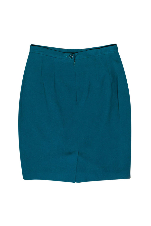 Current Boutique-Fendi - Vintage Emerald Green Pencil Skirt Sz 8