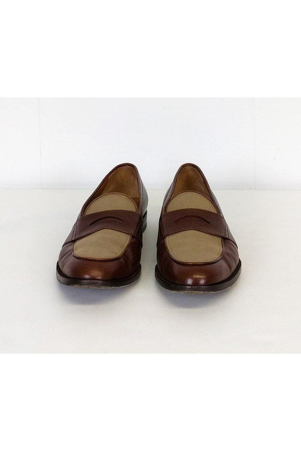 Current Boutique-Ferragamo - Brown Leather Loafers Sz 6