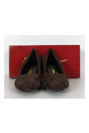 Current Boutique-Ferragamo - Brown Suede Pumps Sz 11